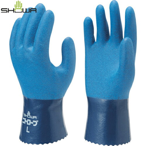 ショーワ ニトリルゴム手袋 まとめ買い 簡易包装ニトローブ10双入 ブルー LLサイズ (1袋) 品番:NO750-LL10P