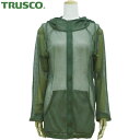 トラスコ TRUSCO 虫よけメッシュパーカー S~Mサイズ サファリグリーン (1着) 品番:MPK-F1-KH