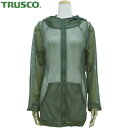 トラスコ TRUSCO 虫よけメッシュパーカー L~LLサイズ サファリグリーン (1着) 品番:MPK-F2-KH