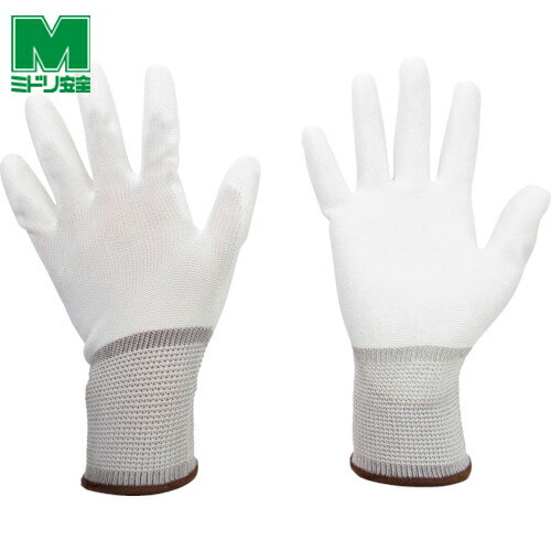 ミドリ安全 ポリエステル手袋 （手のひらコート）10双入 SS （1組） 品番：NPU-130-SS【送料無料】