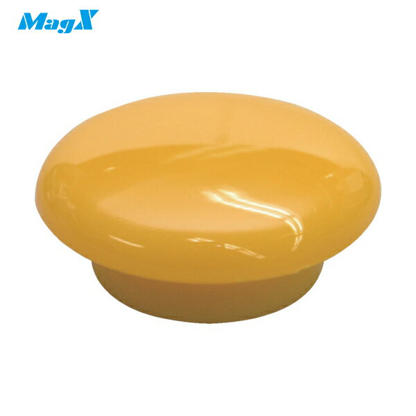 マグエックス カラーボタン20Φ6P-黄 (1Pk) 品番：MFCB-20-6P-Y
