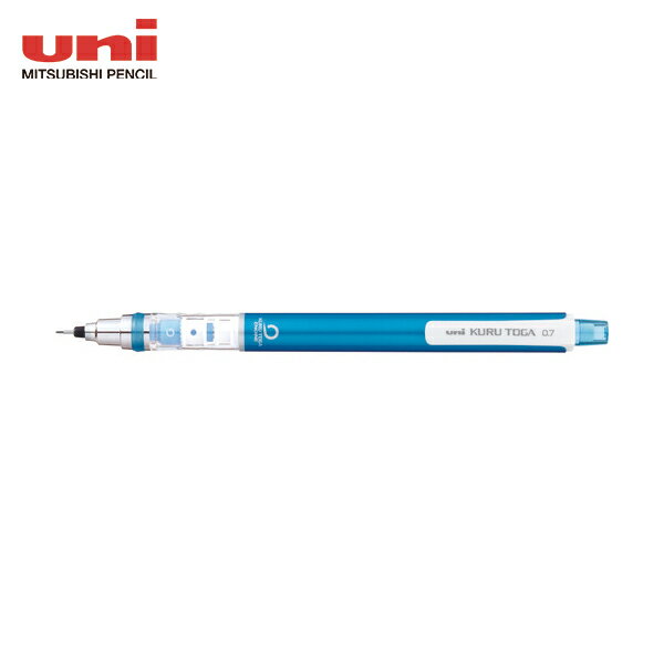 三菱鉛筆 uni シャープペンシル クルトガ スタンダードモデル 0.7mmブルー (1本) 品番：M74501P.33
