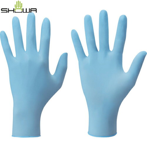 SHOWA ショーワグローブ ニトリルゴム使い捨て手袋 No886ニトリスト・タフプラス100枚入 SSサイズ (1箱) 品番：NO886-SS