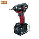 MAX マックス 18V充電静音ドライバセット(アカ)5.0Ah (1台) 品番:PJ-SD102-B2C/1850A