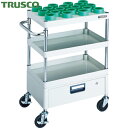 トラスコ TRUSCO ツールワゴン フェニックスワゴン 600X400 1段引出付 HSK63A ホワイト (1台) 品番:PEW-TL962EV-W