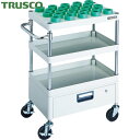 トラスコ TRUSCO ツールワゴン フェニックスワゴン 600X400 1段引出付 HSK40A ホワイト (1台) 品番:PEW-TL962FV-W