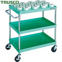 トラスコ TRUSCO ツールワゴン フェニックスワゴン 750X500XH880 HSK63A ヤンググリーン (1台) 品番:PEW-TL972E-YG