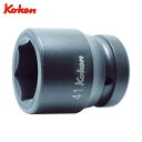 Ko-ken コーケン インパクト用ソケット 対辺75 差込角25.4mm 全長80mm (1個) 品番:18400M-75