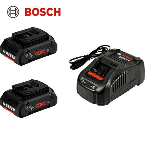 ボッシュ BOSCH バッテリー充電器セット (1個) 品番：PROCORE18V4S2