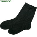 トラスコ TRUSCO 作業着 ソックス ポリエステル混合靴下 黒 5足組 25〜27cm (1Pk) 品番:PSC-BK
