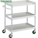 トラスコ TRUSCO ツールワゴン フェニックスワゴン 抗ウィルスハンドル 省音 750X500XH880 3段 ホワイト (1台) 品番:PEW-973A-...