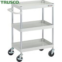 トラスコ TRUSCO ツールワゴン フェニックスワゴン 抗ウィルスハンドル 省音 600X400XH880 3段 ホワイト (1台) 品番:PEW-963A-...