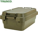 トラスコ TRUSCO 道具箱 トランクカーゴ フラット天板仕様 浅型 30L ОD色 (1台) 品番:ODCFL-50