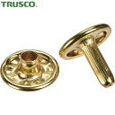 トラスコ TRUSCO ハトメ 特大カシメ スチール 真鍮メッキ 13mm 20組入 (ブリスターパック入) (1Pk) 品番:P-THP-TCB
