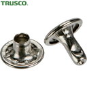 トラスコ TRUSCO ハトメ 大カシメ スチール ニッケルメッキ 9mm 足長8.5mm 30組入 (ブリスターパック入) (1Pk) 品番:P-THP-CN8.5