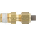 潤工社 黄銅製継手(ミリ系列) ニップル 8×5mm PT1/8 (1個) 品番:PN-8X5-PT1/8-BS