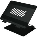 Owltech オウルテック ノートPCをお好みの角度に調整可能 冷却スリット付き ノートPC・タブレットPCスタンド (1個) 品番:OWL-PCST01-BK(3)