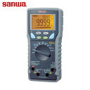 三和電気計器 SANWA マルチメーター 真の実効値対応デジタルマルチメータ パソコン接続型 (1台) 品番:PC710