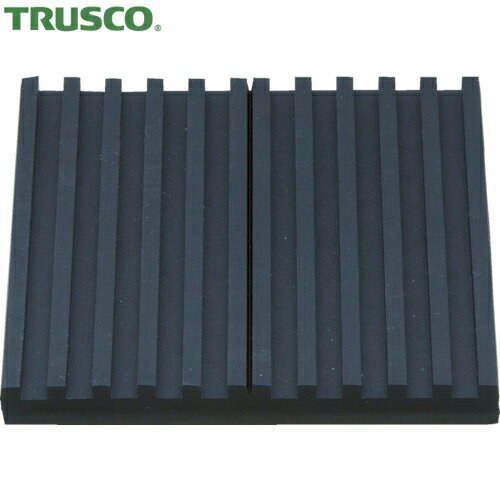 トラスコ TRUSCO 防振パット ミニシートタイプ 150×150 厚み10mm 天然ゴム (1枚) 品番：OHS-10-150
