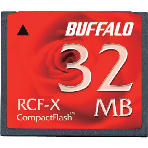バッファロー BUFFALO コンパクトフラッシュ ハイコストパフォーマンスモデル 32MB (1個) 品番：RCF-X32MY