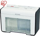 アイリスオーヤマ IRIS 530686 卓上ペーパーシュレッダー ホワイト/ブラック P2HT (1台) 品番:P2HT