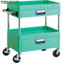 トラスコ TRUSCO ツールワゴン フェニックスワゴン 省音 600X400XH740 引出付 ヤンググリーン (1台) 品番:PEW-762VZ-YG