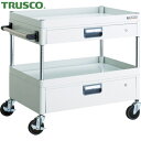 トラスコ TRUSCO ツールワゴン フェニックスワゴン 省音 750X500XH740 引出付 ホワイト (1台) 品番:PEW-772VZ-W