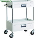 トラスコ TRUSCO ツールワゴン フェニックスワゴン 省音 600X400XH880 引出付 ホワイト (1台) 品番:PEW-963VZ-W