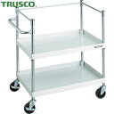トラスコ TRUSCO ツールワゴン フェニックスワゴン 省音 750X500XH880 3方枠付 ホワイト (1台) 品番:PEW-972K-W