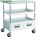 トラスコ TRUSCO ツールワゴン フェニックスワゴン 省音 750X500XH880 引出 天板付 ホワイト (1台) 品番:PEW-972WT-W