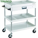 トラスコ TRUSCO ツールワゴン フェニックスワゴン 省音 750X500 仕切2段付 引出付 ホワイト (1台) 品番:PEW-973ZS2-W