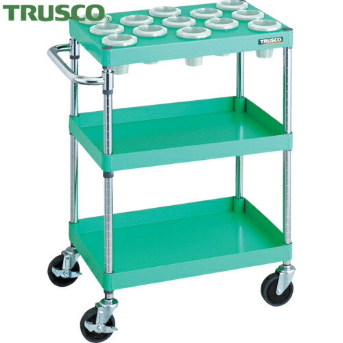 トラスコ TRUSCO ツールワゴン フェニックスワゴン 省音 600X400XH880 NT−50 ヤンググリーン (1台) 品..