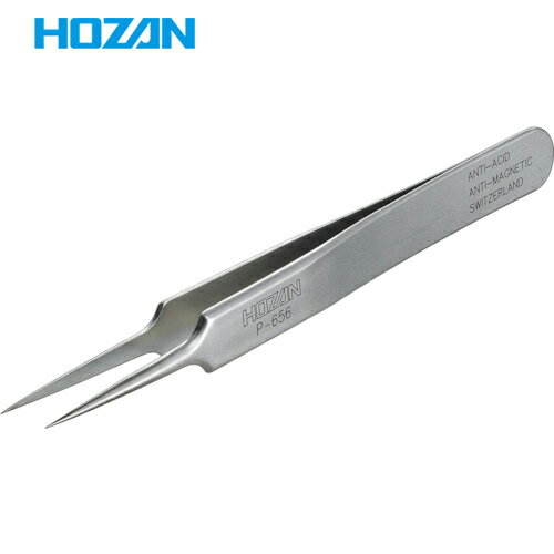 HOZAN ホーザン ピンセット 110mm (1本) 品番：P-656