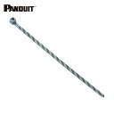 パンドウイット PANDUIT ストライプナイロン結束バンド グレー/黒 (50本入) (1袋) 品番:PLT1M-L8-0