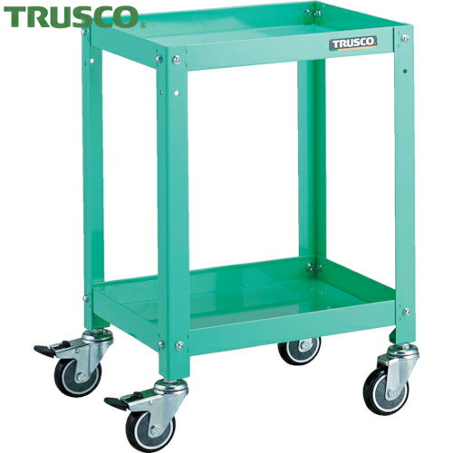 トラスコ TRUSCO ツールワゴン ラビットワゴン 400X350 ウレタン車輪 ヤンググリーン (1台) 品番：RBW-..