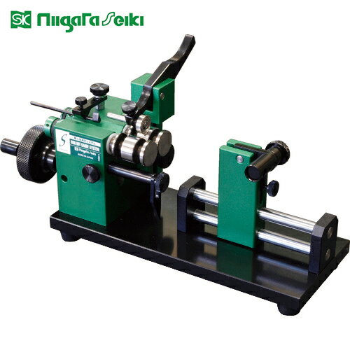 SK 新潟精機 偏心度測定システム 振れ測定 対象ワークΦ4〜Φ30 ショートベース/スリットローラー/シャフ..