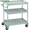 トラスコ TRUSCO ツールワゴン フェニックスワゴン 省音 750X500 4輪S付 ホワイト (1台) 品番:PEW-973-4B-W