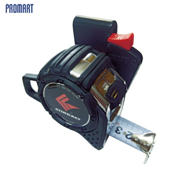 プロマート スケール メジャー コンベックス メジャー スティングレイ 長さ5.5m 幅25mm ホルダー付 (1個) 品番:SR2555H