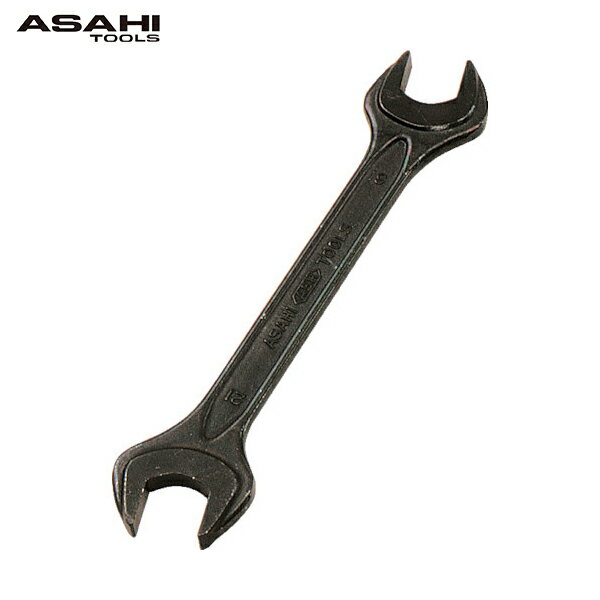 ASH 旭金属工業 プロ用 日本製 丸形両口スパナ強力タイプ JIS H級 5.5mm×7mm (1丁) 品番：SW0507