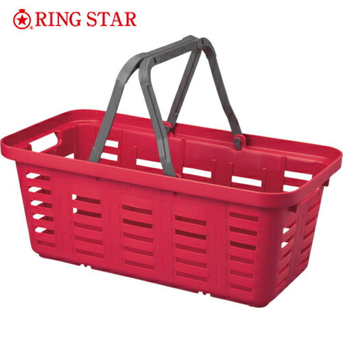 リングスター 工具箱 スーパーバスケット ロングサイズ レッド (1個) 品番：SB-560-R