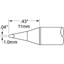 メトカル Metcal MFR-1160・SP-200シリーズ チップカートリッジ (1本) 品番:SSC-725A