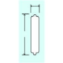 リヒト LIHIT 回転表示盤スペアー 赤・白 10枚 (1袋) 品番:S2540-10P AKASHIRO