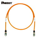 パンドウイット PANDUIT CAT6A/CAT6 シールドパッチコード 4m オレンジ STP6X4MOR (1本) 品番:STP6X4MOR