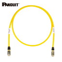 パンドウイット PANDUIT CAT6A/CAT6 シールドパッチコード 4m 黄 STP6X4MYL (1本) 品番:STP6X4MYL