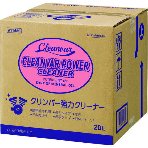 モクケン 工業用洗剤 強力クリーナーECO 20L （1個入） (1箱) 品番：11460