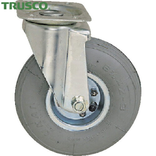 TRUSCO(トラスコ) プレス製運搬車用オプション エコ運搬車用 空気タイヤ 自在キャスターΦ180 ゴム車 (1個) 品番：SD-180ARJ