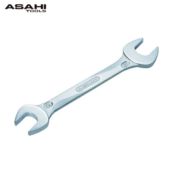 ASH 旭金属工業 REVOWAVE JIS S級 プロ用 日本製 やり形両口スパナ 12mm×14mm (1丁) 品番：SL1214