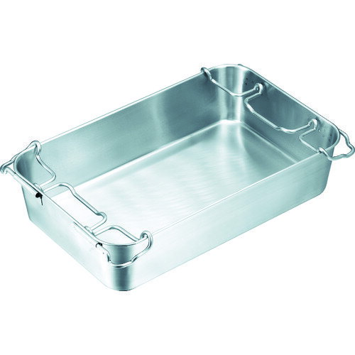 日本メタルワークス IKD 18-8 ストッパー付給食バット 運搬型 (1枚) 品番：S02200006000