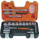 BAHCO バーコ インチソケットセット 1/2 差込角12.7mm (1S) 品番:S240AF