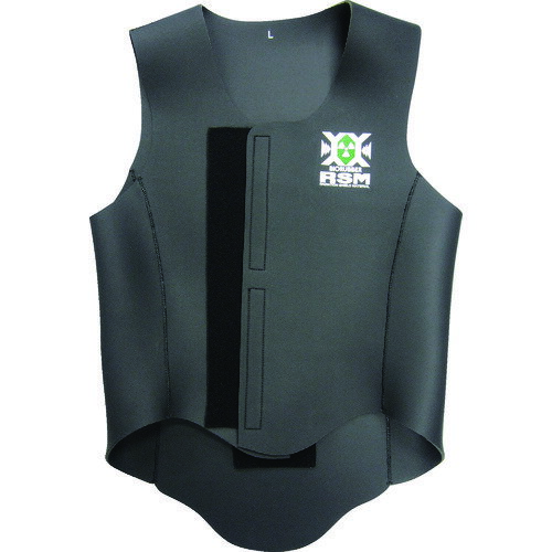 山本化学工業 バイオラバー 放射線遮蔽服 RSM E400 ウェア タイプ11 ベスト L (1着) 品番：RSM-W11V-4